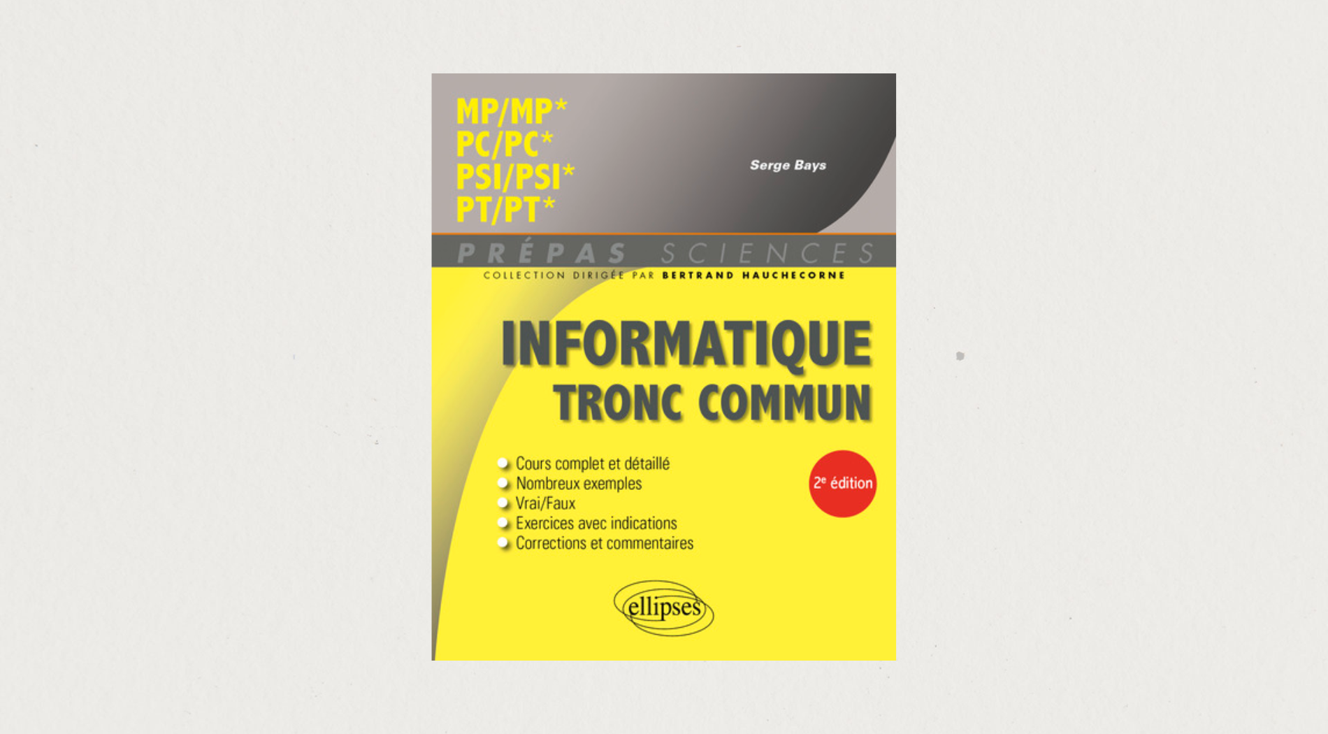 Illustration de l'article Informatique Tronc Commun - MP/MP* - PC/PC* - PSI/PSI* - PT/PT*